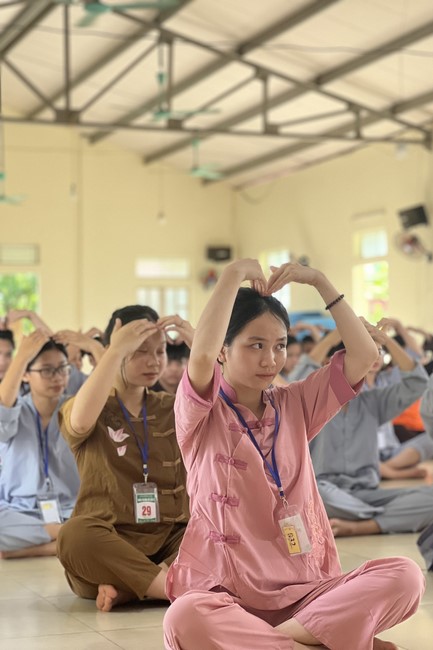 The 2nd day of Summer Retreat 2022 at Dong Cao Pagoda