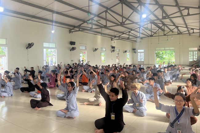 The 2nd day of Summer Retreat 2022 at Dong Cao Pagoda