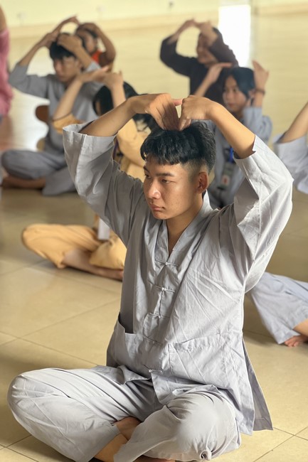 The 2nd day of Summer Retreat 2022 at Dong Cao Pagoda