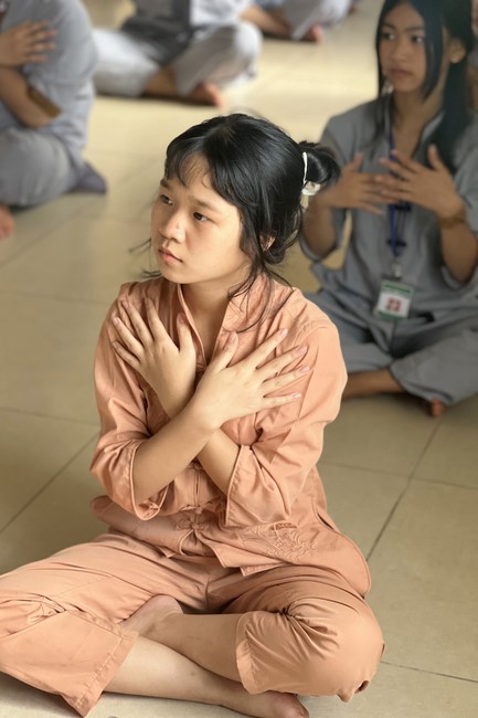 The 2nd day of Summer Retreat 2022 at Dong Cao Pagoda