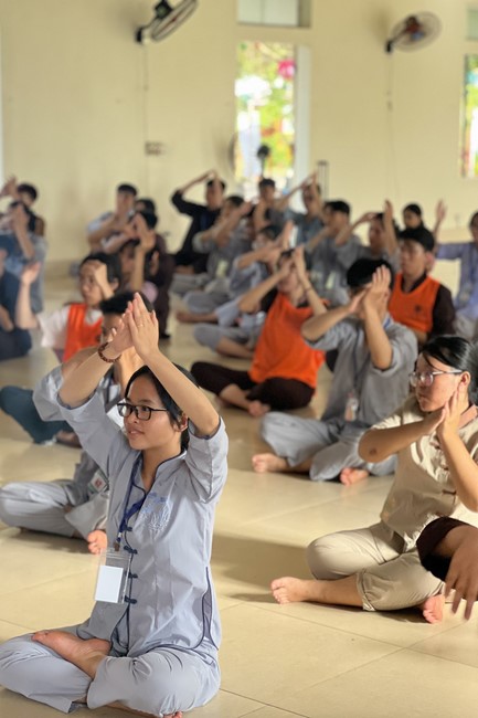 The 2nd day of Summer Retreat 2022 at Dong Cao Pagoda