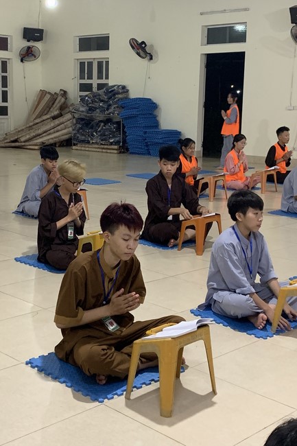 The 2nd day of Summer Retreat 2022 at Dong Cao Pagoda