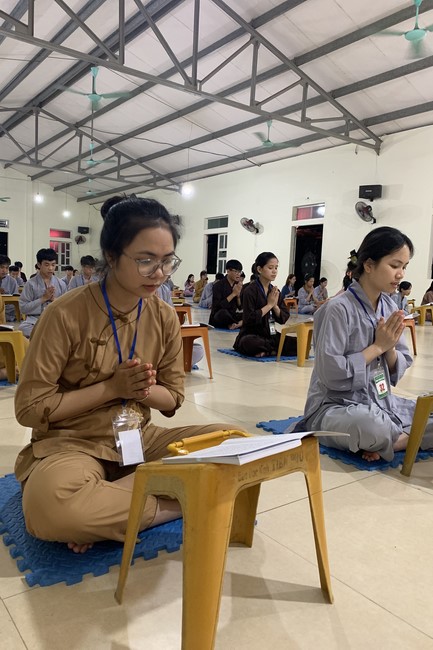 The 2nd day of Summer Retreat 2022 at Dong Cao Pagoda