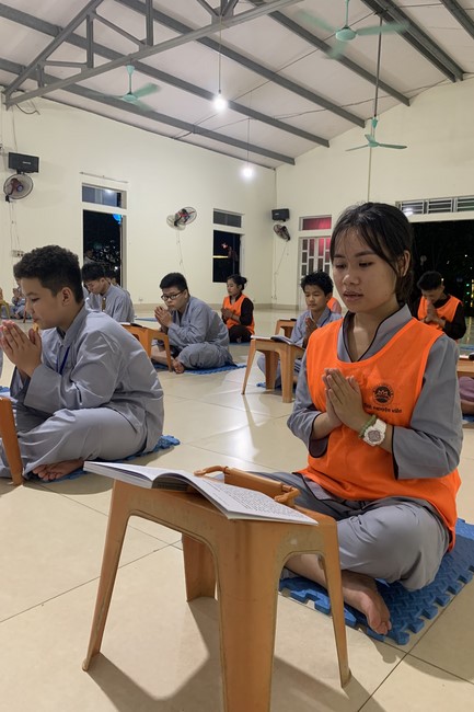 The 2nd day of Summer Retreat 2022 at Dong Cao Pagoda