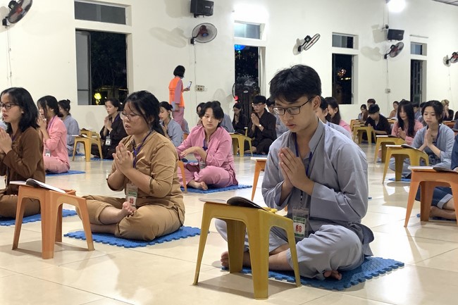 The 2nd day of Summer Retreat 2022 at Dong Cao Pagoda