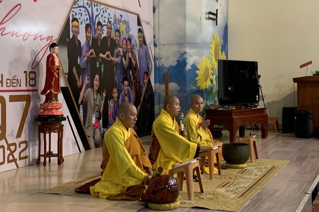 The 2nd day of Summer Retreat 2022 at Dong Cao Pagoda