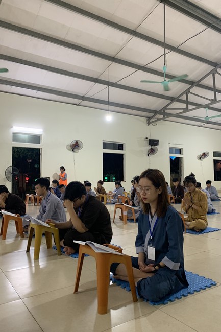 The 2nd day of Summer Retreat 2022 at Dong Cao Pagoda