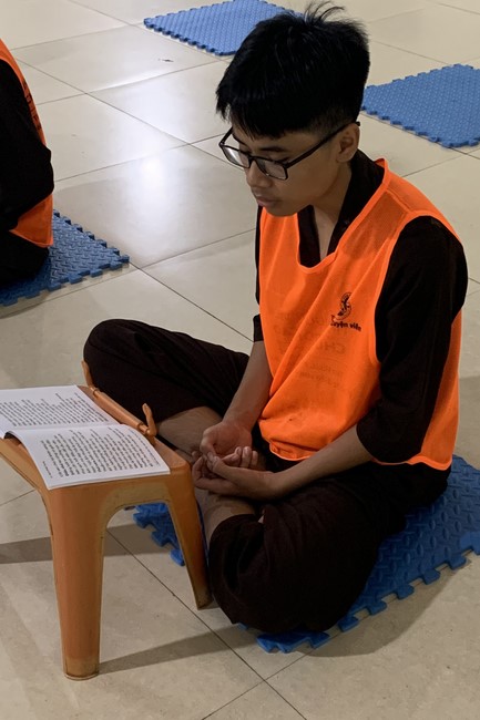 The 2nd day of Summer Retreat 2022 at Dong Cao Pagoda