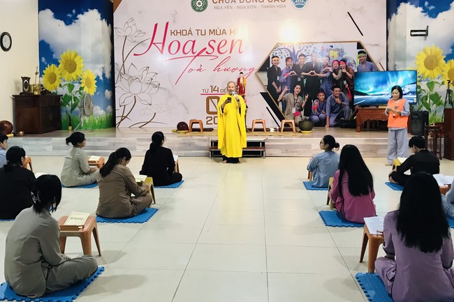 The 3rd day of Summer Retreat 2022 at Dong Cao Pagoda