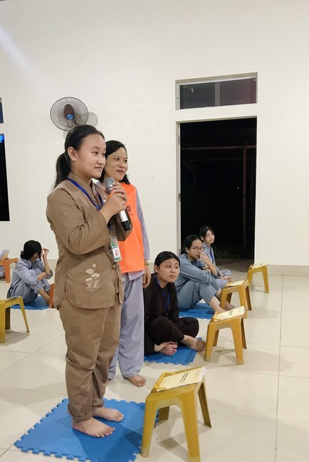 The 3rd day of Summer Retreat 2022 at Dong Cao Pagoda