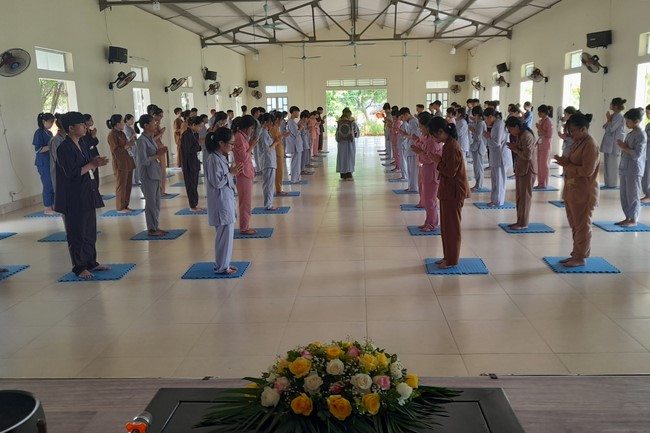 The 3rd day of Summer Retreat 2022 at Dong Cao Pagoda