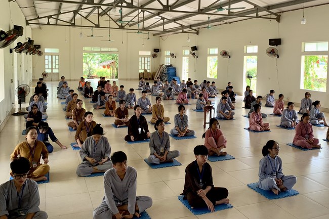 The 3rd day of Summer Retreat 2022 at Dong Cao Pagoda