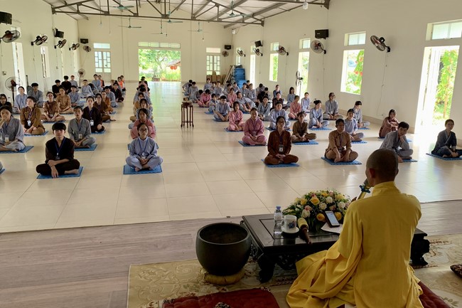 The 3rd day of Summer Retreat 2022 at Dong Cao Pagoda
