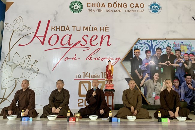 The 3rd day of Summer Retreat 2022 at Dong Cao Pagoda