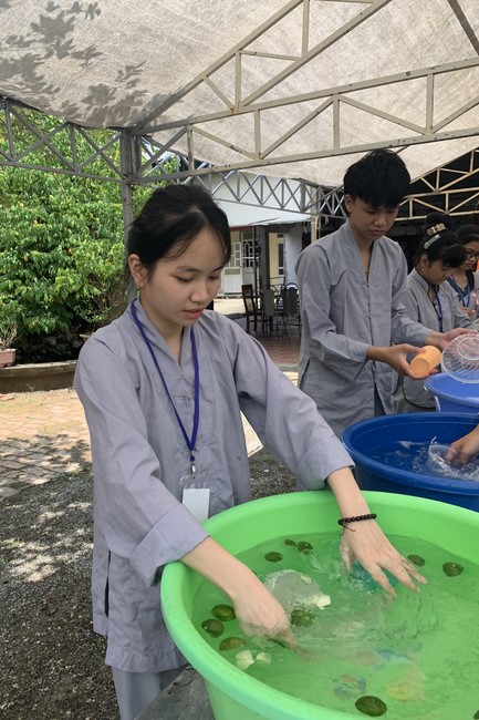 The 3rd day of Summer Retreat 2022 at Dong Cao Pagoda