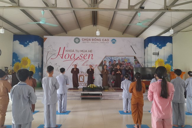 The 3rd day of Summer Retreat 2022 at Dong Cao Pagoda