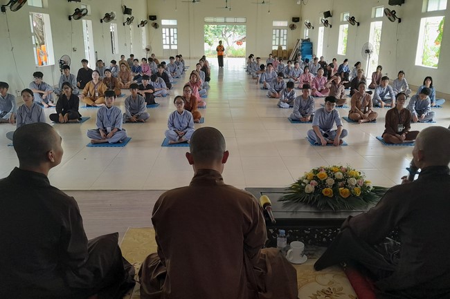 The 3rd day of Summer Retreat 2022 at Dong Cao Pagoda