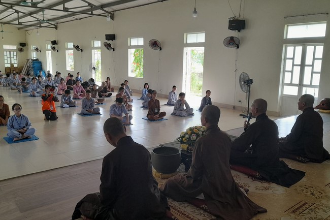 The 3rd day of Summer Retreat 2022 at Dong Cao Pagoda