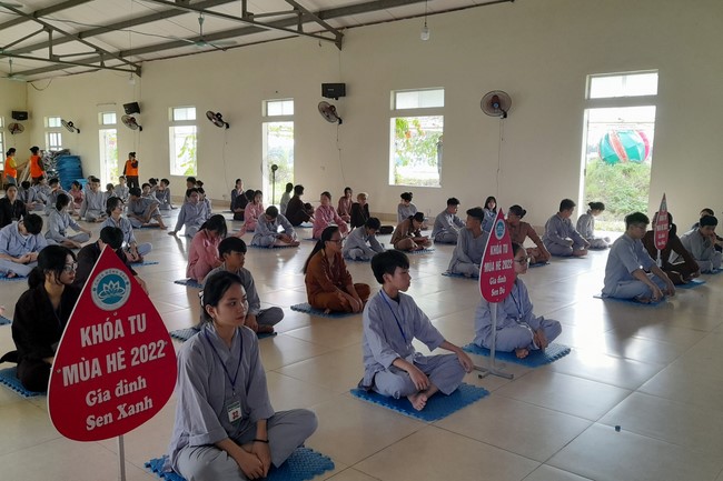 The 3rd day of Summer Retreat 2022 at Dong Cao Pagoda