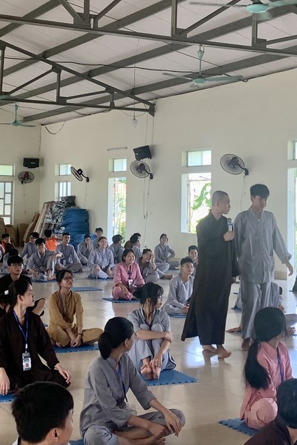 The 3rd day of Summer Retreat 2022 at Dong Cao Pagoda