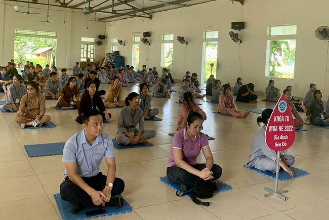 The 3rd day of Summer Retreat 2022 at Dong Cao Pagoda