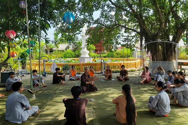 The 3rd day of Summer Retreat 2022 at Dong Cao Pagoda