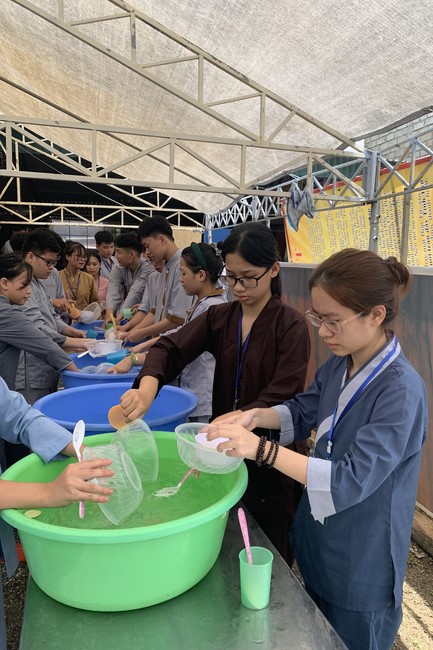 The 3rd day of Summer Retreat 2022 at Dong Cao Pagoda