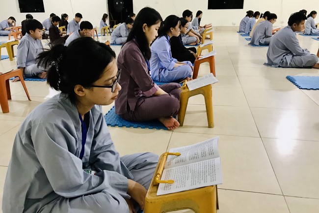 The 3rd day of Summer Retreat 2022 at Dong Cao Pagoda