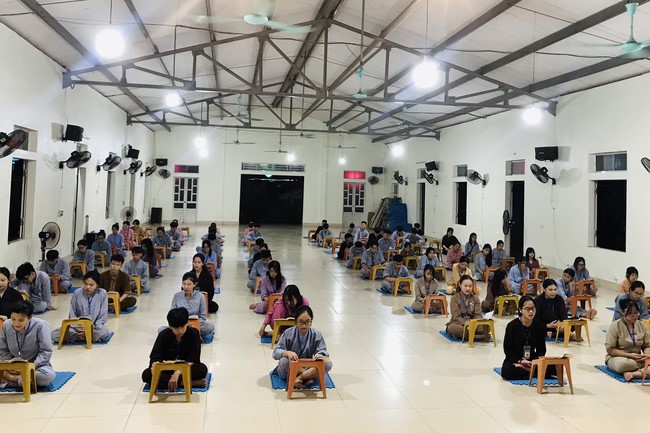 The 3rd day of Summer Retreat 2022 at Dong Cao Pagoda