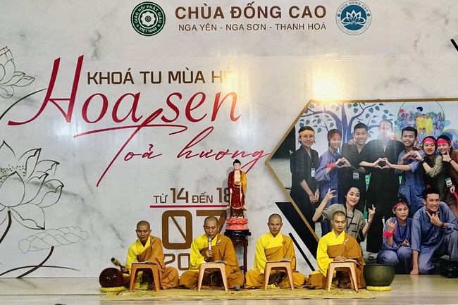 The 3rd day of Summer Retreat 2022 at Dong Cao Pagoda