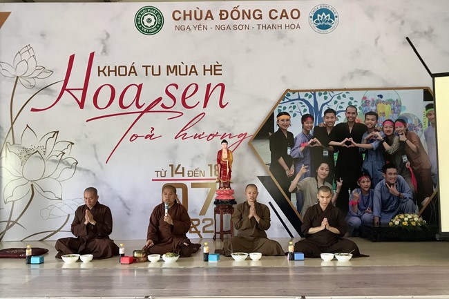 The 5th day of Summer Retreat 2022 at Dong Cao Pagoda