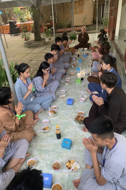 The 5th day of Summer Retreat 2022 at Dong Cao Pagoda