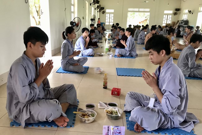 The 5th day of Summer Retreat 2022 at Dong Cao Pagoda