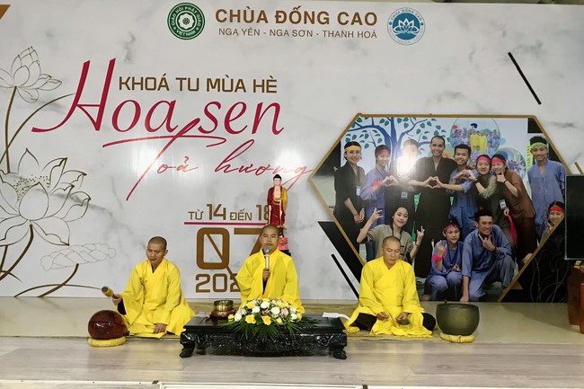 The 5th day of Summer Retreat 2022 at Dong Cao Pagoda