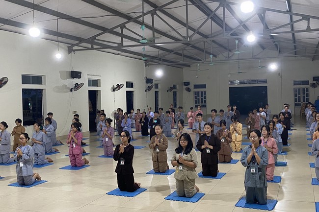 The 5th day of Summer Retreat 2022 at Dong Cao Pagoda