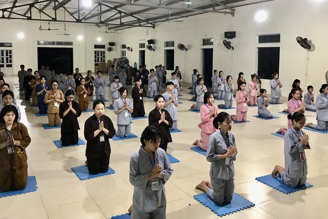 The 5th day of Summer Retreat 2022 at Dong Cao Pagoda