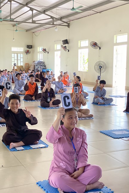 The 5th day of Summer Retreat 2022 at Dong Cao Pagoda