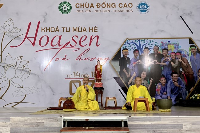 The 4th day of Summer Retreat 2022 at Dong Cao Pagoda