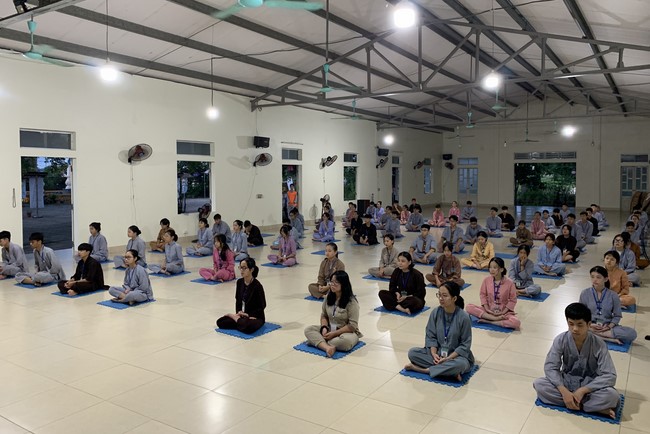 The 4th day of Summer Retreat 2022 at Dong Cao Pagoda