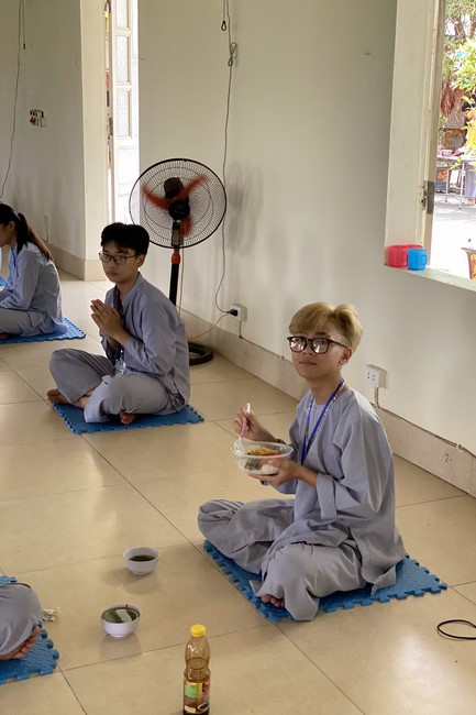 The 4th day of Summer Retreat 2022 at Dong Cao Pagoda