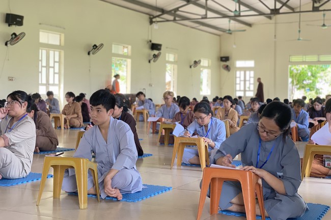 The 4th day of Summer Retreat 2022 at Dong Cao Pagoda