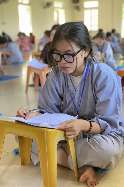 The 4th day of Summer Retreat 2022 at Dong Cao Pagoda