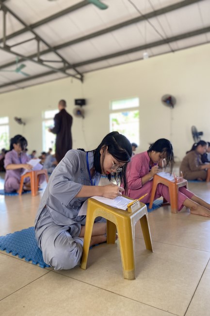 The 4th day of Summer Retreat 2022 at Dong Cao Pagoda