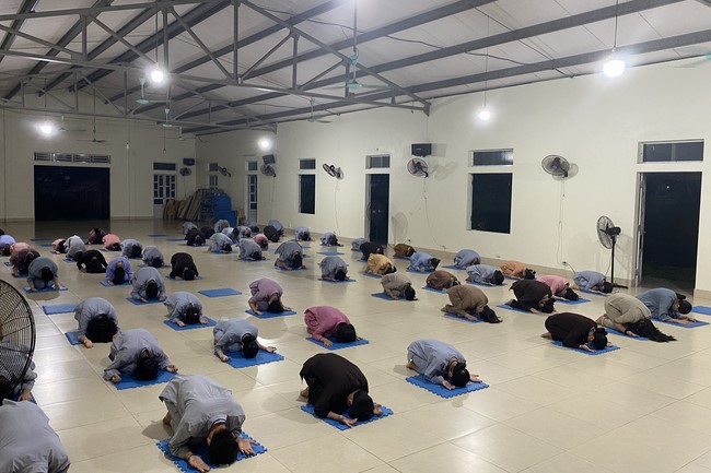 The 4th day of Summer Retreat 2022 at Dong Cao Pagoda