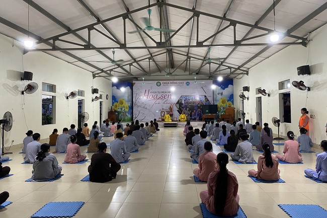 The 4th day of Summer Retreat 2022 at Dong Cao Pagoda