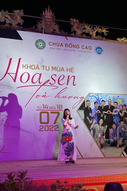 The 4th day of Summer Retreat 2022 at Dong Cao Pagoda