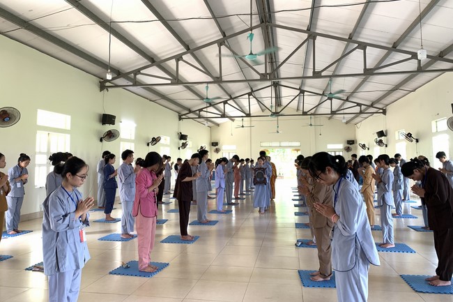 Last day of Summer Retreat 2022 at Dong Cao Pagoda