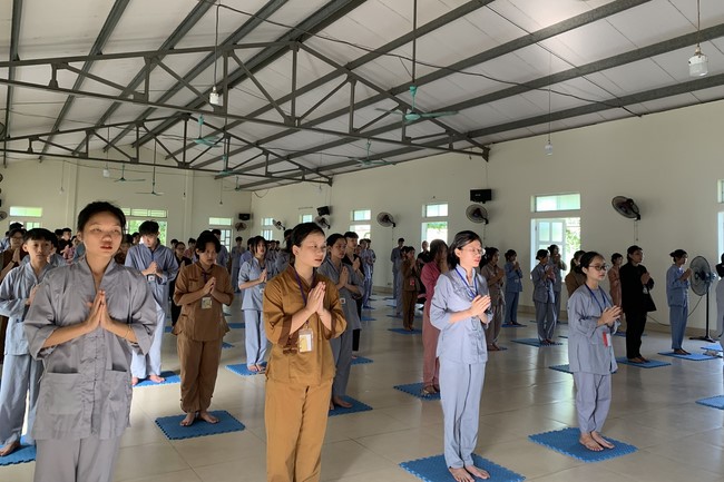 Last day of Summer Retreat 2022 at Dong Cao Pagoda