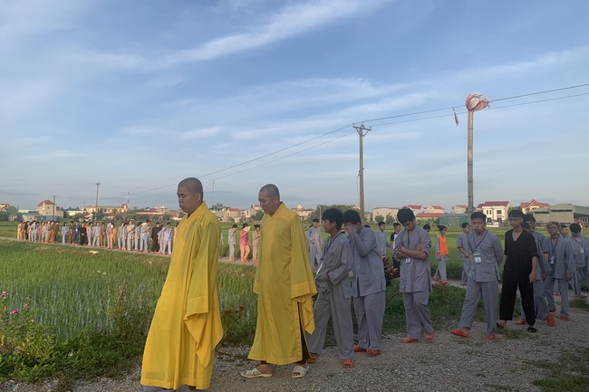Last day of Summer Retreat 2022 at Dong Cao Pagoda
