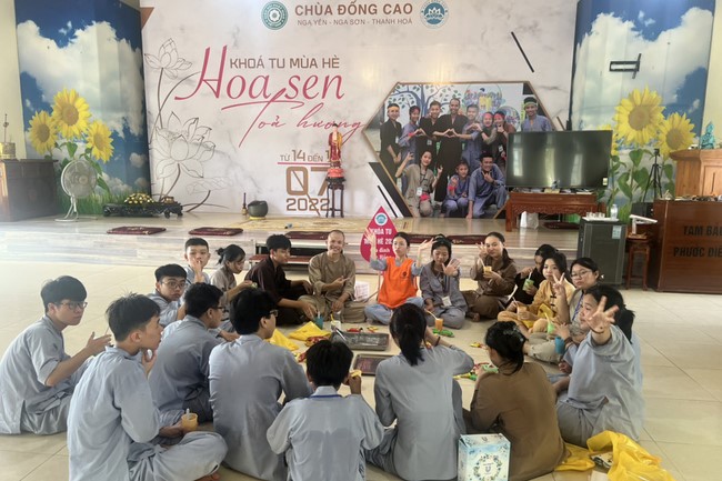 Last day of Summer Retreat 2022 at Dong Cao Pagoda